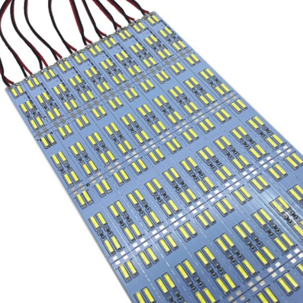 

50CM 15W LED Hard Strip 7020 DC 12V 60LEDS LED Bar Light Aluminum Profile 10pcs 20pcs 30pcs 50pcs