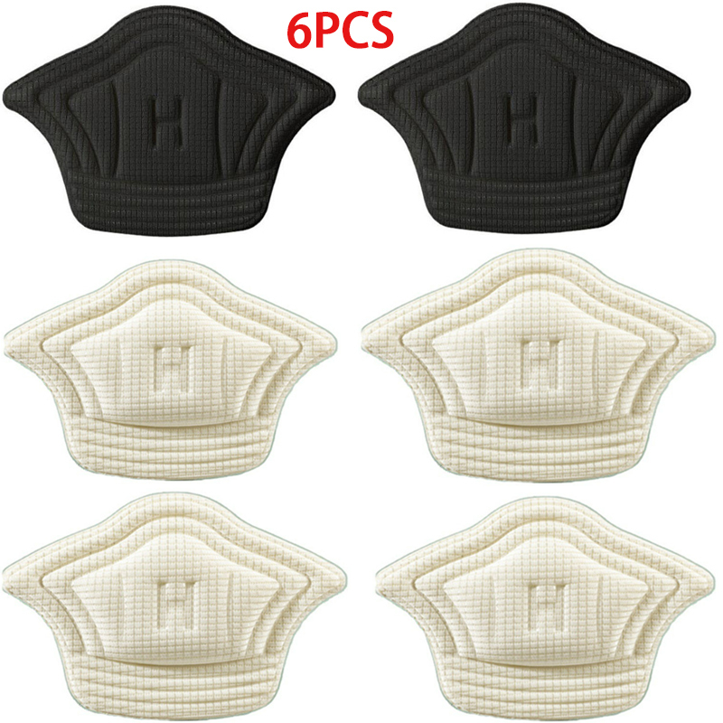 6pcs Shoe Pad Foot Heel Cushion Pads Sports Shoes Adjustable Antiwear feet Inserts Insoles Heel Protector Sticker Insole