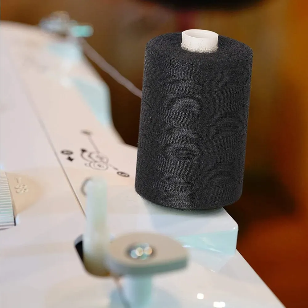 Deluxe 2-Piece Polyester Sewing Thread Set - 500M