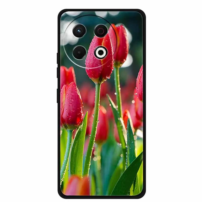 Black Silicone Soft Phone Case - Protective Back Cover