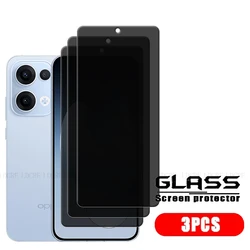 Enhanced Privacy Tempered Glass Screen Protector - 4 Pack for Reno 13 (3 Front Glass)