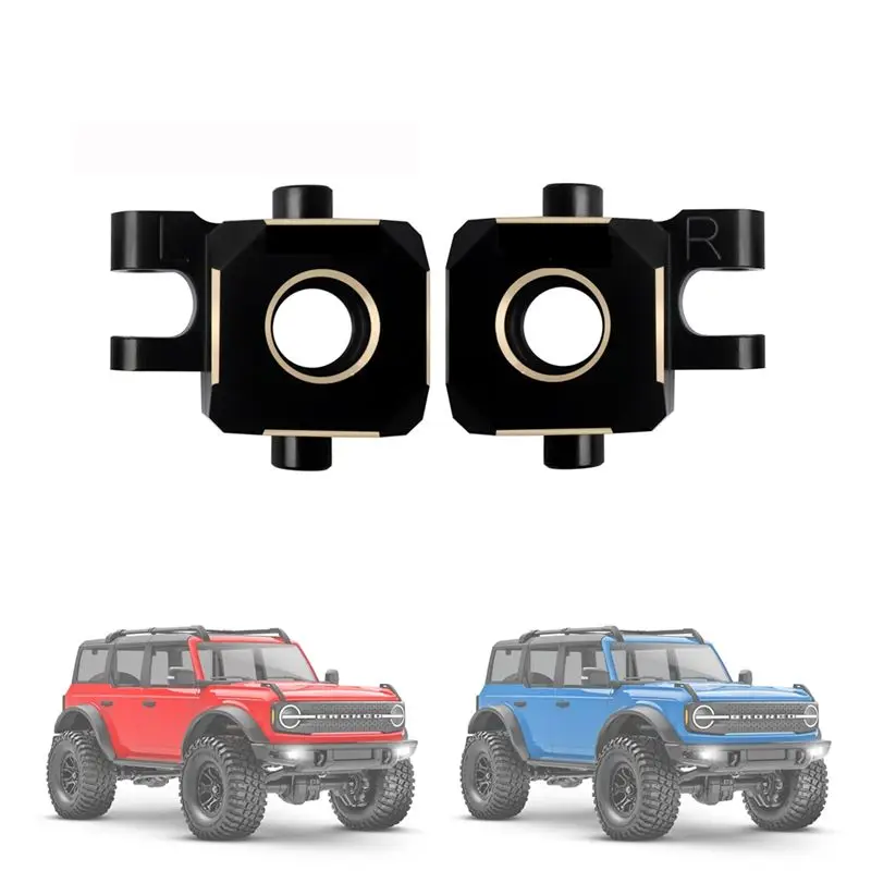 ABKN-황동 스티어링 블록 스티어링 너클 9737 Traxxas TRX4M TRX-4M 1/18 RC 크롤러 자동차 업그레이드 부품 액세서리 키트