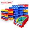 LEADLOONG X1 12pcs 180*120*80mm/7.09*4.72*3.15inch Plastic Stackable Storage Bins Small Tool Component Box for Garage 1