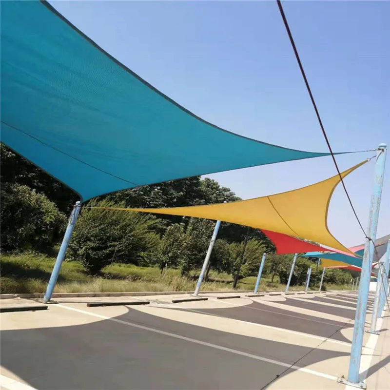 

Black Large Ropeshade Sunshade Awning Waterproof Garden Hammocks and Loungers Sun Beach Camping Outdoor Gazebo Car Tarpaulin