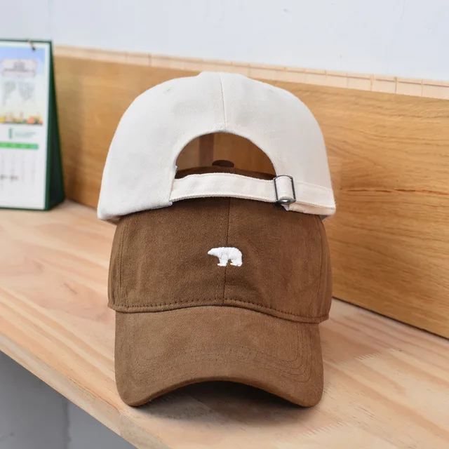 Unisex Cartoon Bear Embroidery Baseball Cap Men Women Soft Cotton Hip Hop Snapback Caps Unisex Sports Dad Trucker Sun Visor Hat 5