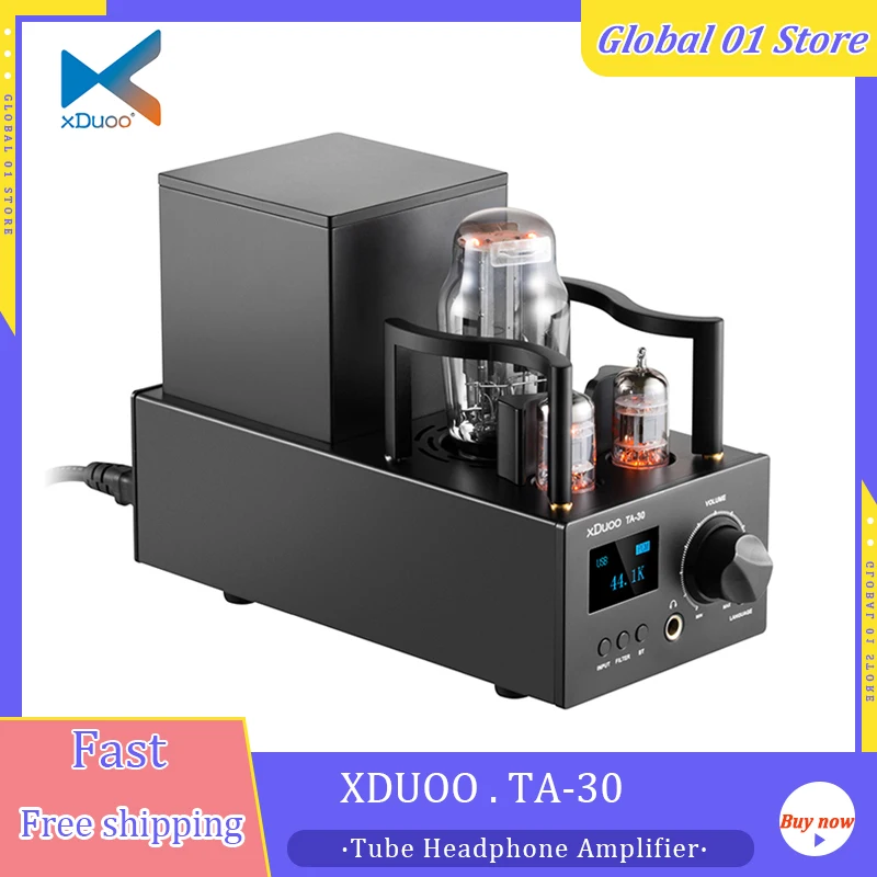

XDUOO TA-30 ES9038Q2M вакуумный трубчатый ЦАП усилитель для наушников USB 32 бит 768 кГц DSD512 Bluetooth 5,0 LDAC декодер HiFi аудио AMP