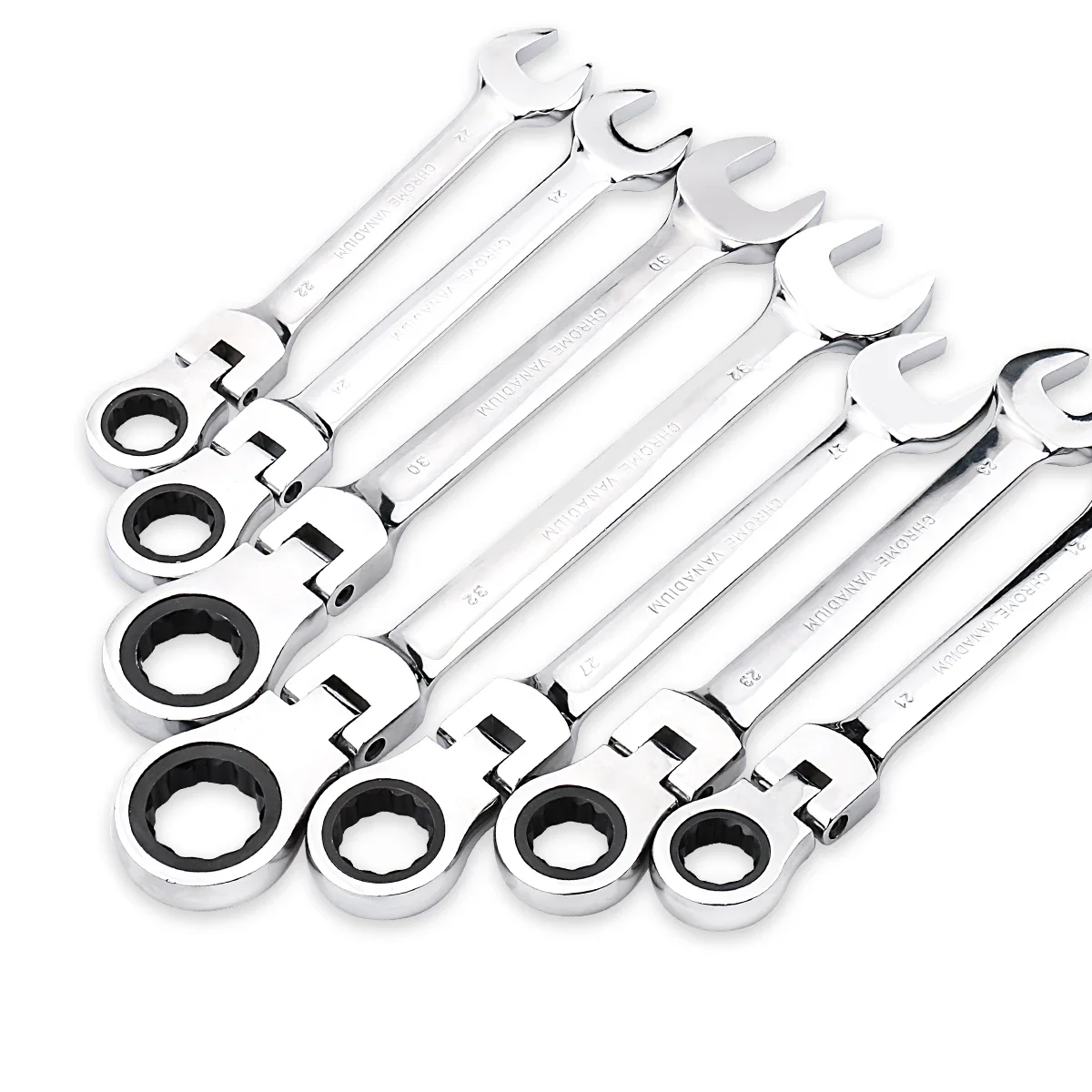 Flexible Head Ratchet Wrench Spanner 2