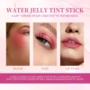 4 Color Jelly Blusher, Moisturizing Crystal Lipstick, Long-lasting Moisturizing Multifunctional Makeup, Suitable For Daily Use 4