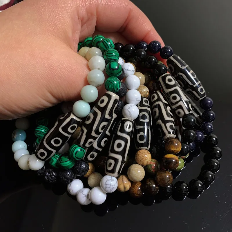 Bracelet Jewelry Retro Healing Tibetan Dzi Agates Bracelets