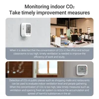 New Qingping CO2 Meter Air Quality Carbon Dioxide Detector Alarm Temperature & Humidity Meter Wifi Smart Control Air Detector - Image 2