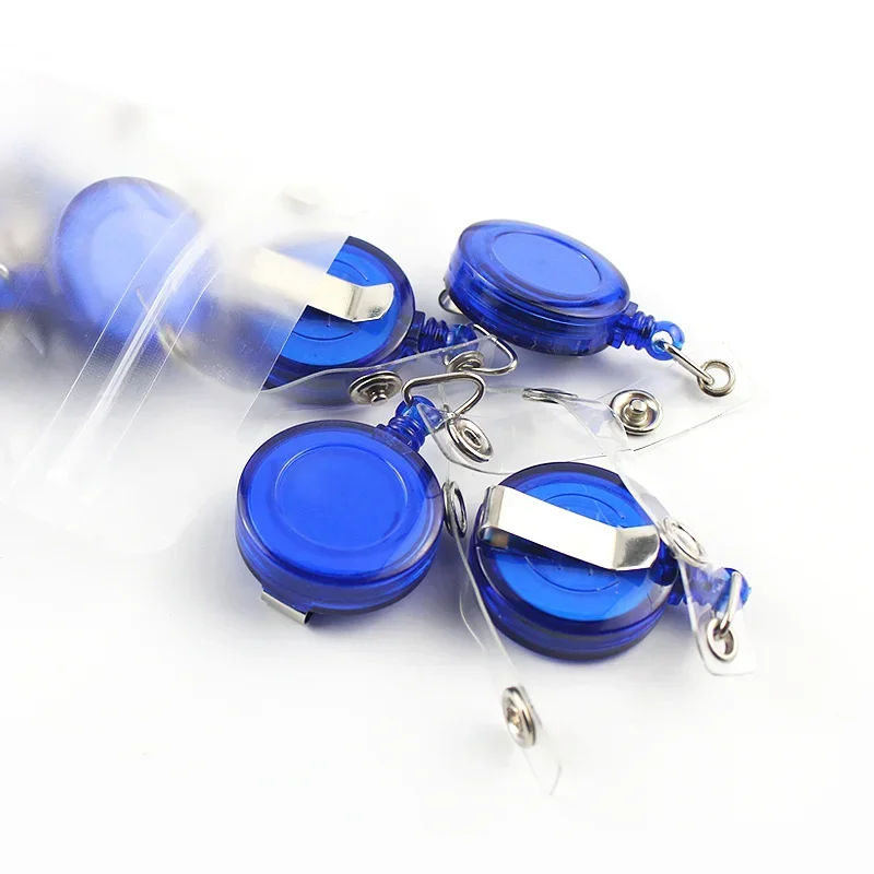 Retractable Badge Reel Badge Holder Retractable ID Tag Retractable ID Lanyard 5pcs/lot Retractable Badge Reels with Belt Chest Pocket Clip for Staff Nurses Doctors Name ID Tag Pass Access Card Badge Holder