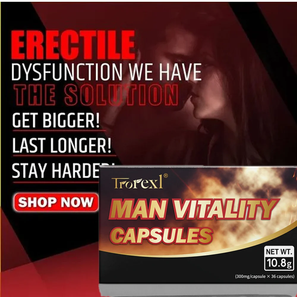 Male Enhancing Supplement Man Vitality Capsule Ginseng Epimedium