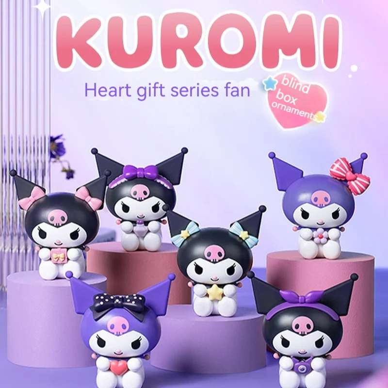 Sanrio Kuromi Mini Fan Figure Cartoon Anime Action Figurine Model  Collection Doll Summer Cool Fan Outing Girl Birthday Gift - AliExpress