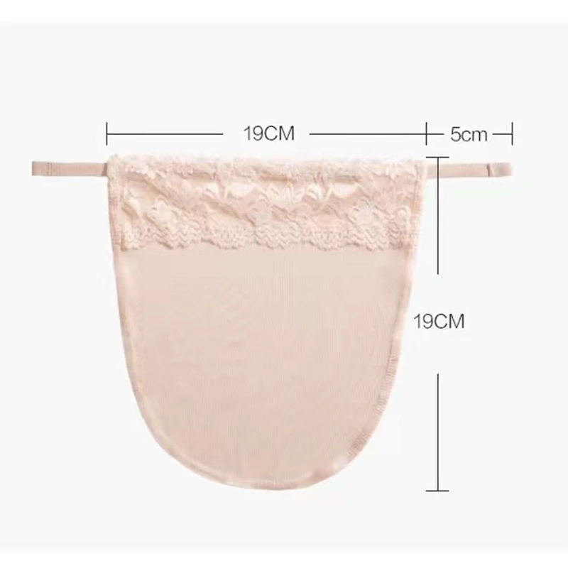 

New Silk Tube Bra With Elastic Band Women Quick Easy Clip-on Lace Mock Camisole Bra Insert Wrapped Chest Overlay Modesty Panel