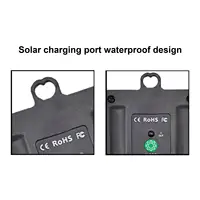 Panneau solaire Portable 31V, étanche, télécommande USB C, outils et amélioration de l'habitat, pour jardin, tente extérieure, chaîne lumineuse 2