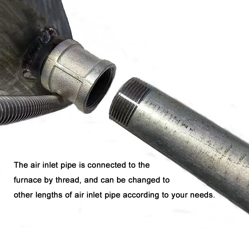 Description Picture 4 of itemNew Waste Oil Burner Old Motor Oil Stove Cooking Heating Furnace Waste Oil Burning Tool Kit With Electric Blower