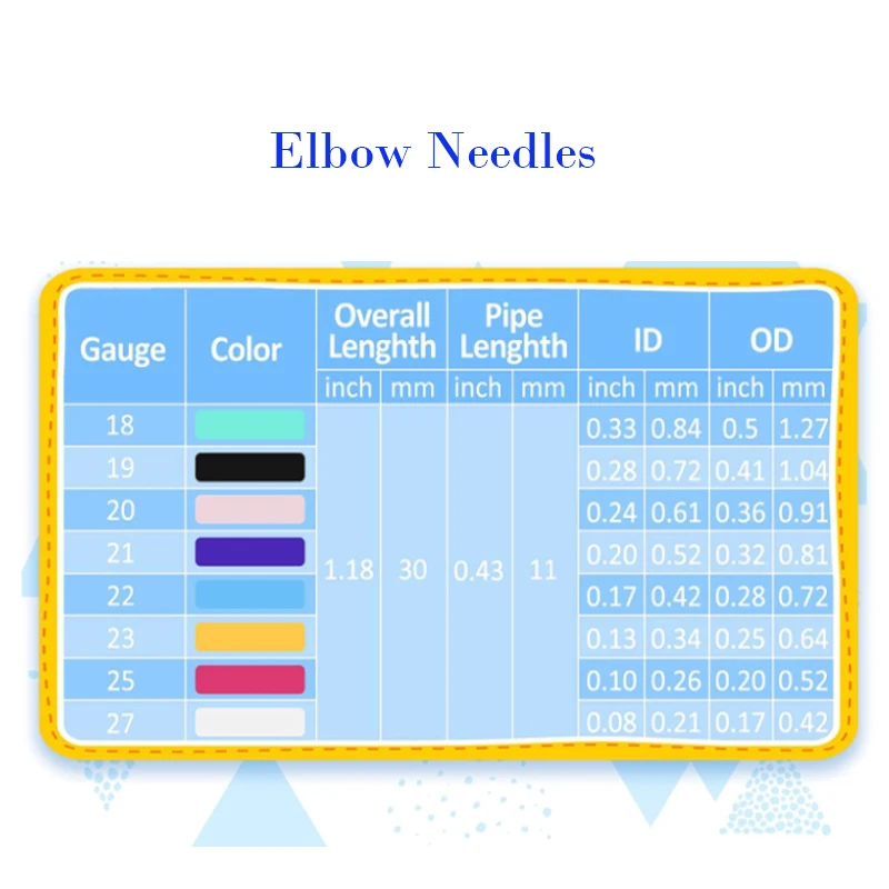 25pcs Bent Needle 1.5Inch 1Inch 0.5 Inch Blunt Needle Industrial Liquid Dispenser Needle Stainless Steel Syringe Needle