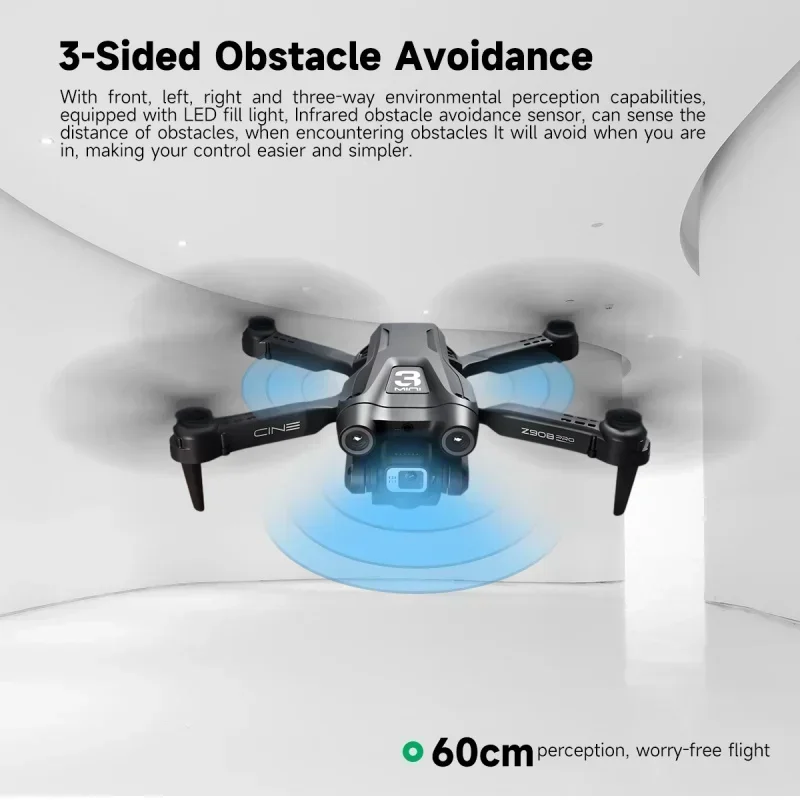 

4K Camera Drone RC Dron Obstacle Avoidance Drones 4K Professional Remote Control Helicopter Z908 Pro RC Quadcopter