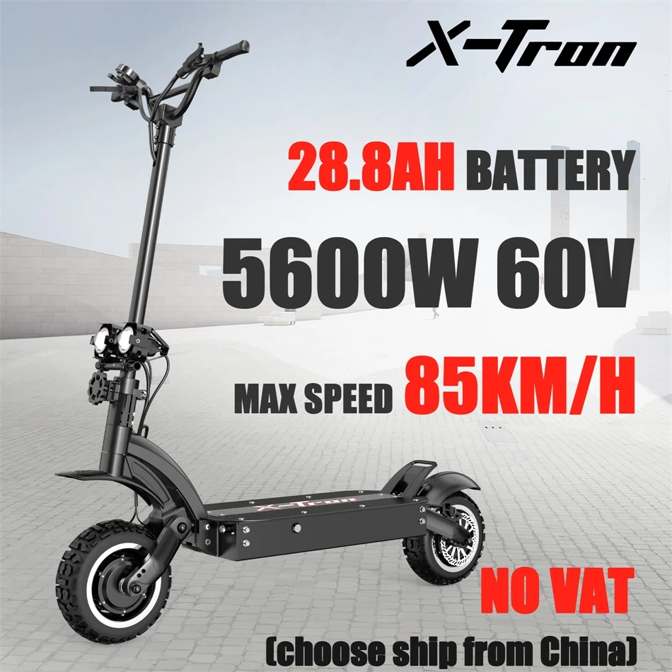 eu Stock] X-tron X30 85km/h Electric Scooter 60v 5600w Dual Motor Electric  Kick Scooter 28.8ah Panasonic Folding Adult Scooters - Electric Scooters -  AliExpress