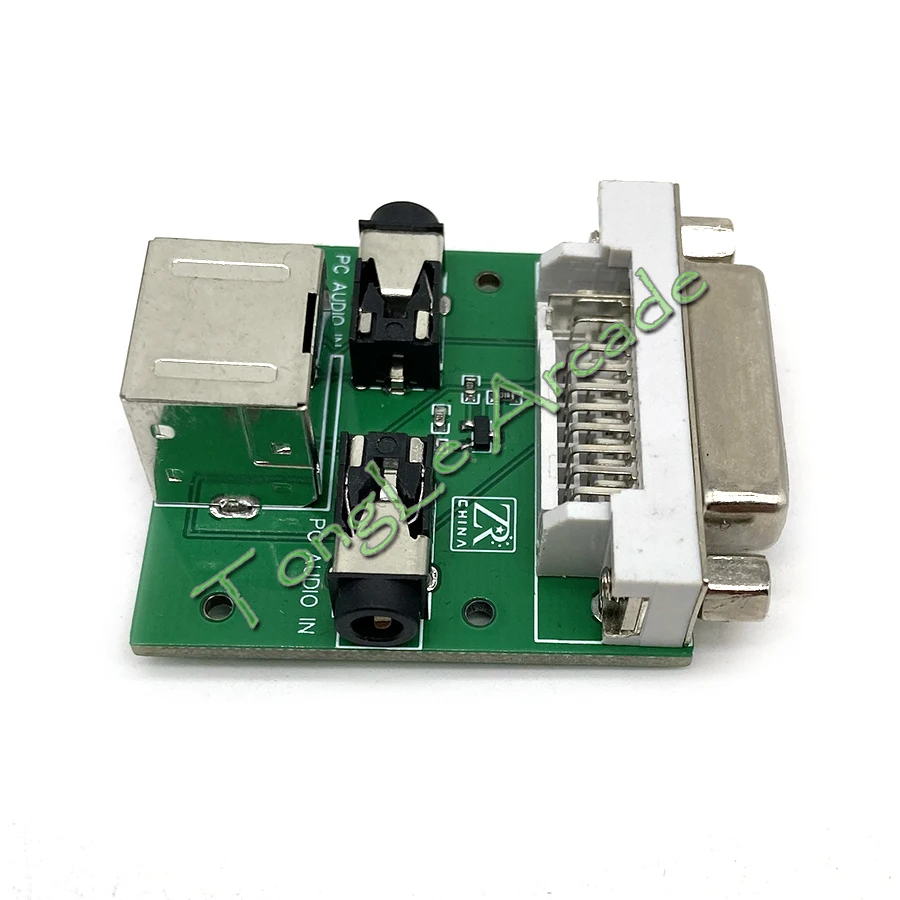 VGA / DVI to RGBS MD2 남성에서 여성으로 비디오 변환기, 아케이드 MAME용 DVI 24 + 5 to MD 어댑터, 게임 콘솔, 추가 전원 필요 없음