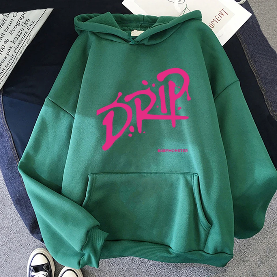 BABYMONSTER DRIP フーディー パーカーM BABYMONSTER DRIP フーディー パーカーM BABYMONSTER DRIP Hoodies