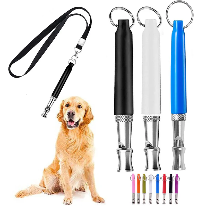 Fischietto per cani ad ultrasuoni per cani animali smettere di abbaiare  richiamo addestramento accessori per animali fischietto per cani silenzioso  professionale - AliExpress