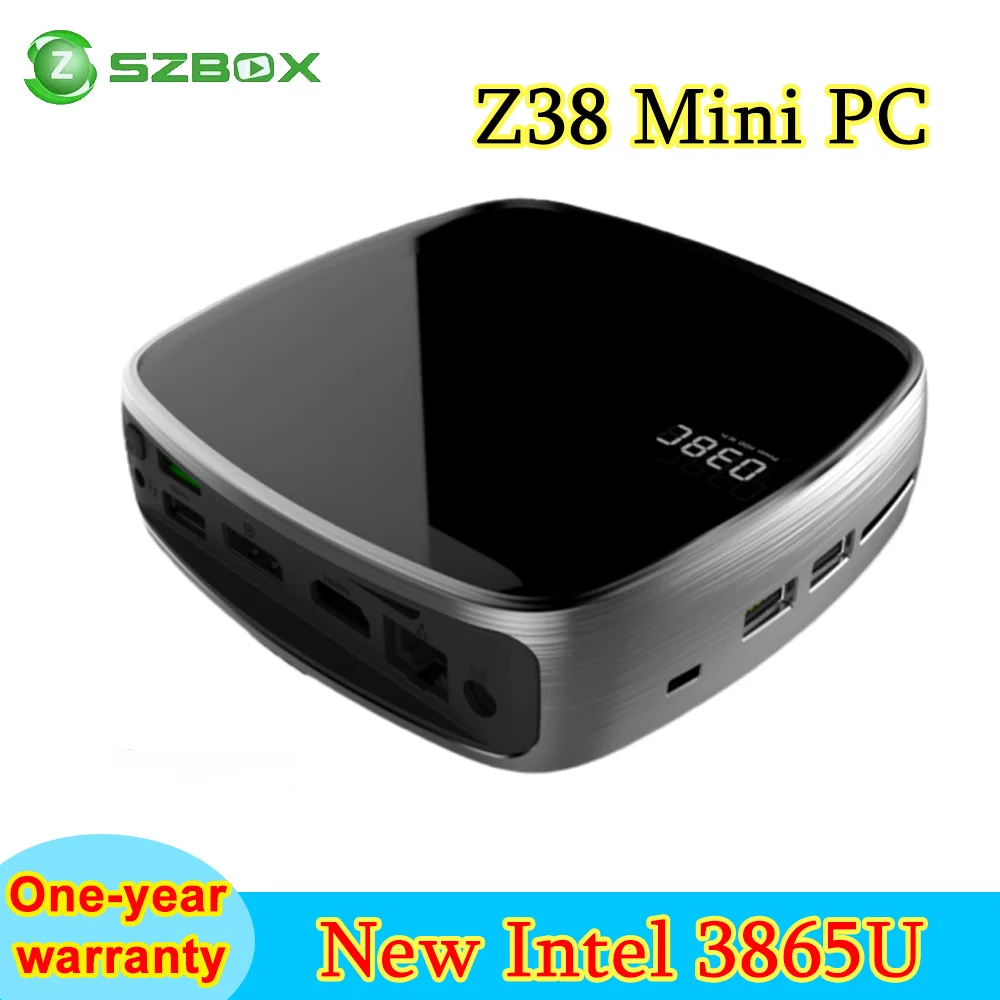 SZBOX Z38 Mini PC Intel 3865U SO-DIMM*2 DDR4 M.2 2280 SATA NVME Slot ...