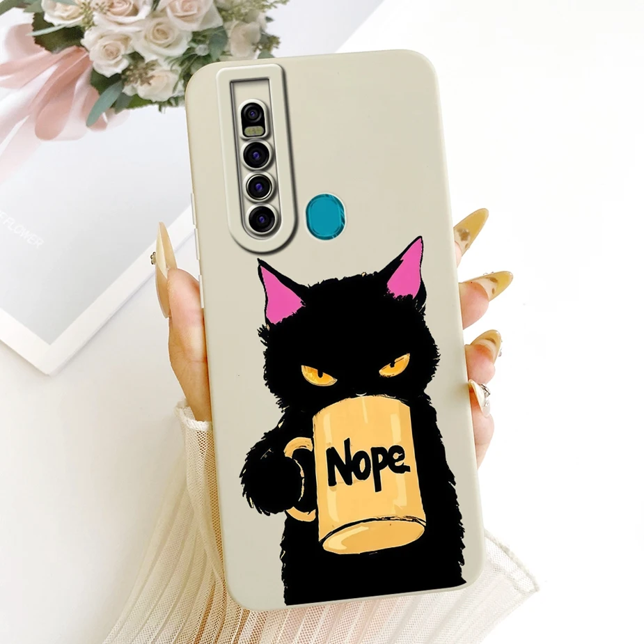 Cute Cat Panda Cartoon Soft Silicone Case Cover