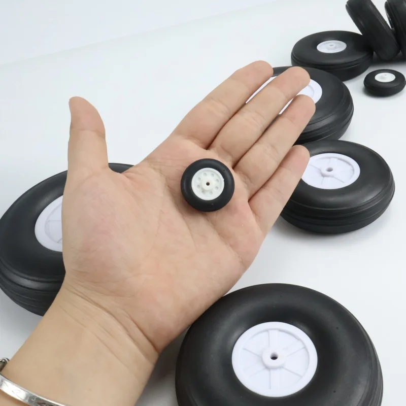 Durable Rubber Wheel for RC and Model Aircrafts - Various Sizes Available
