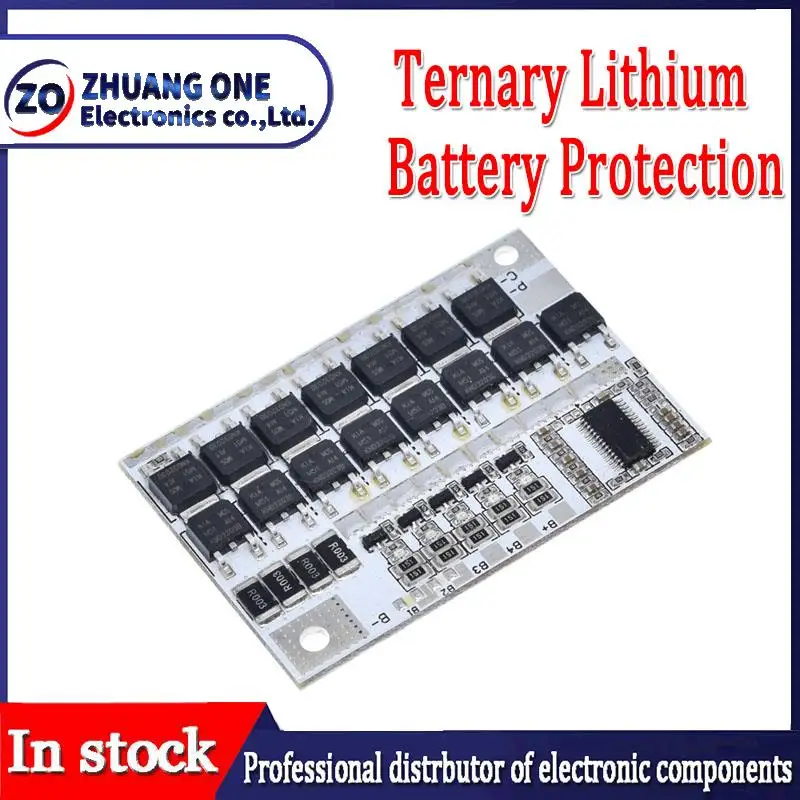 3S/4S/5S Bms 12V 16.8V 21V 3.7V 5S 100A Li-Ion Lmwo Ternary Lithium Battery Protection Circuit Board Li-Polymer Balance Charging