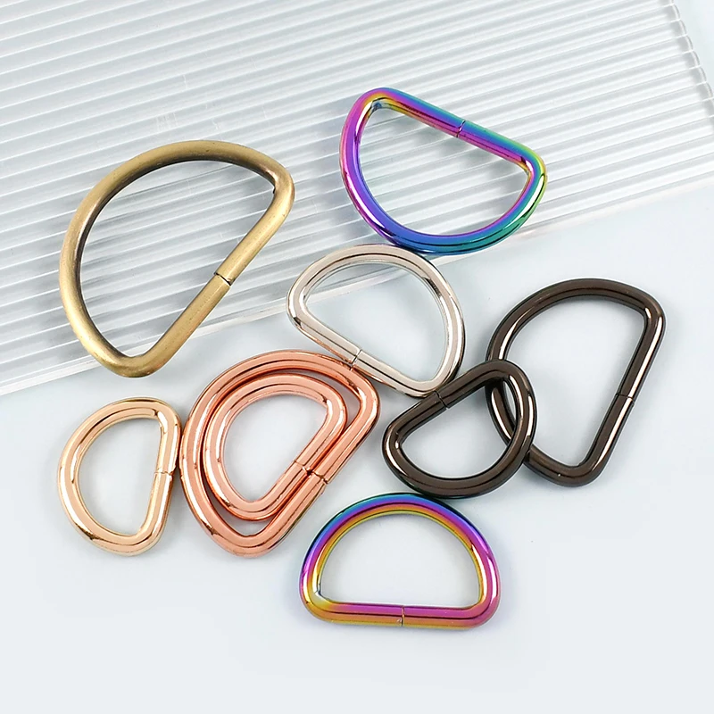 10-Piece Metal Strap Buckle Set for DIY Leather and Hardware Projects