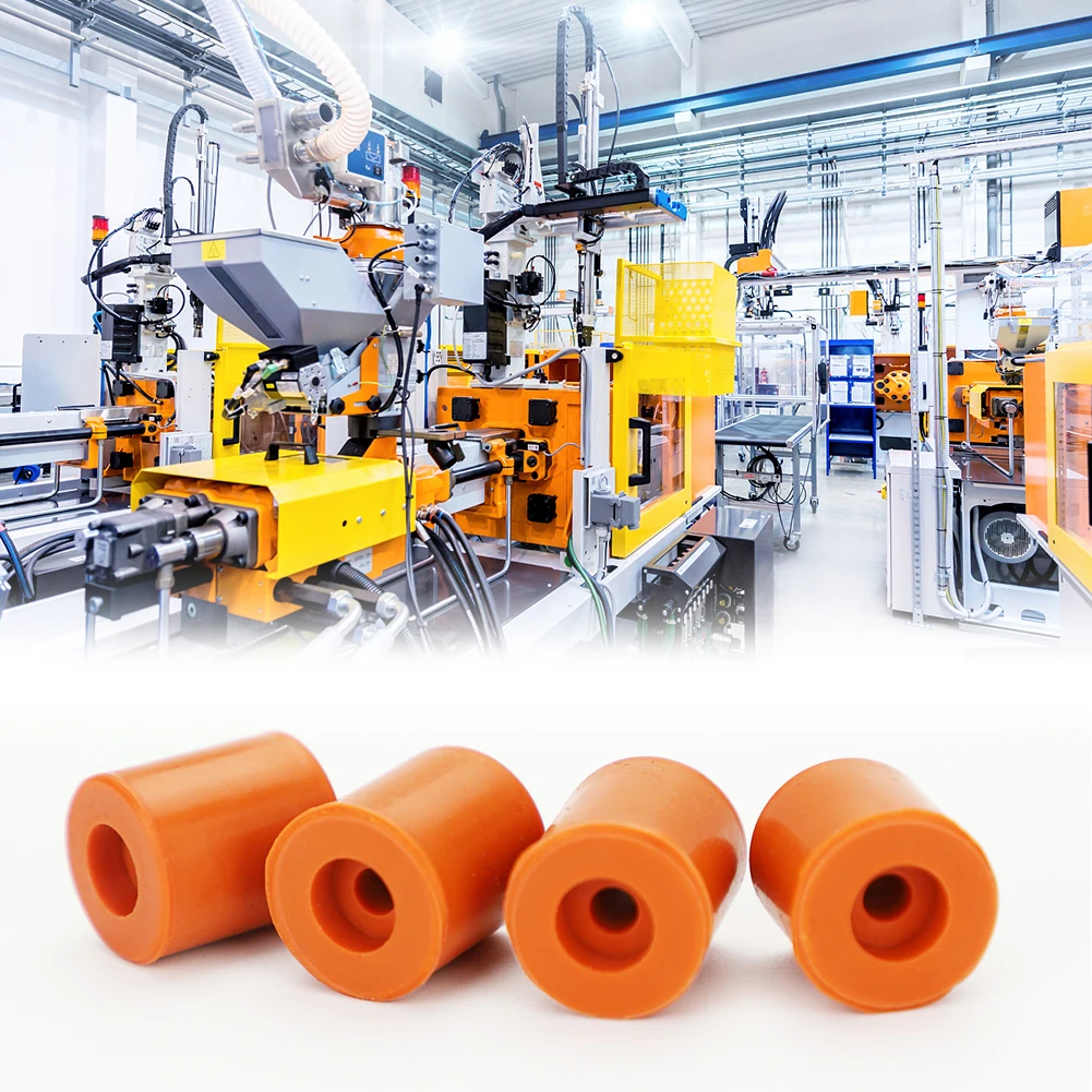 4pcs Silicone Hot Bed Leveling Columns Solid Bed Mount Strain Relief Bracket for Ender-3 3S 3 Pro 3 V2 3D Printer Parts