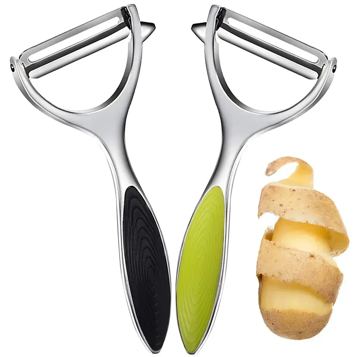 304 Stainless Steel Y-Shaped Potato Apple Peeler 4