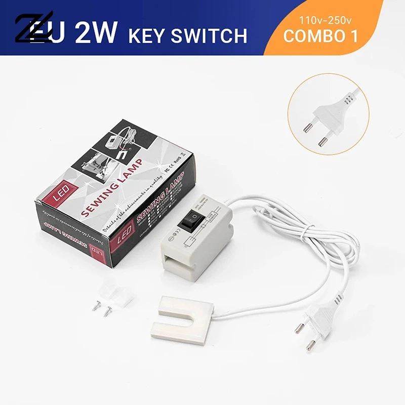 Sewing Machine Light U Shape Industrial Lighting Lamp Magnetic Working Light For Drill Presses Workbenches EU/US Plug sewing machine lighting lamp sewing machine light