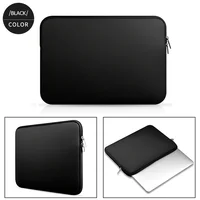 Housse de protection pour ordinateur portable 11/13/15 pouces, housse de protection souple rembourrée avec fermeture éclair, sac de transport pour ordinateur Compatible avec tablette pour ordinateur portable 2