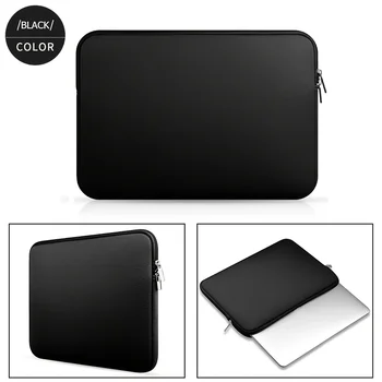Alternative view of 11/13/15Inch Laptop Sleeve Case Protective Soft Padded Zipper Cover Carrying Computer Bag Compatible with Notebook Tablet