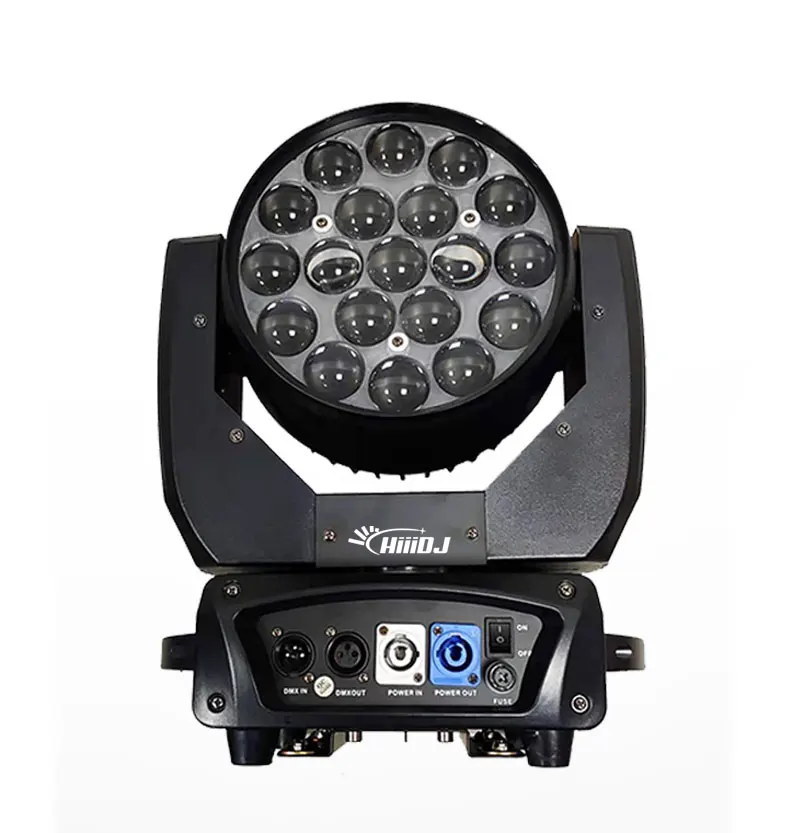 Description Picture 6 of item1-4Pcs Zoom Lyre Wash Dmx 19X15W RGBW 4in1 Flightcase Wash Zoom Rgbw Moving Head Light Stage Spotlight Dj Nightclub Disco