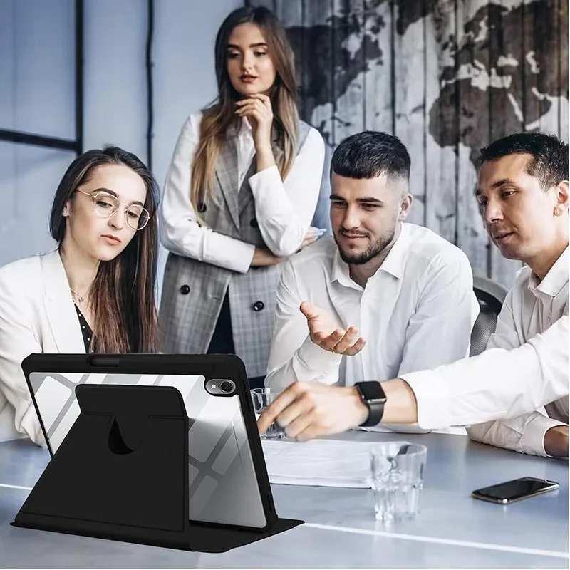 360° Rotating Protective Tablet Cover with Enhanced Flexibility