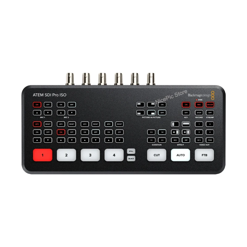 Blackmagic Design Atem Sdi Extreme Iso Switchers Professional 3G-Sdi Interface Live Video Switcher