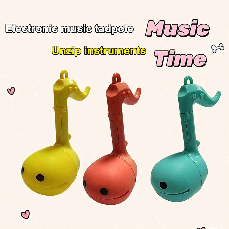 *Otamatone Mini música electrónica juguetes musicales creativos de producción de sonido instrumentos musicales relajante