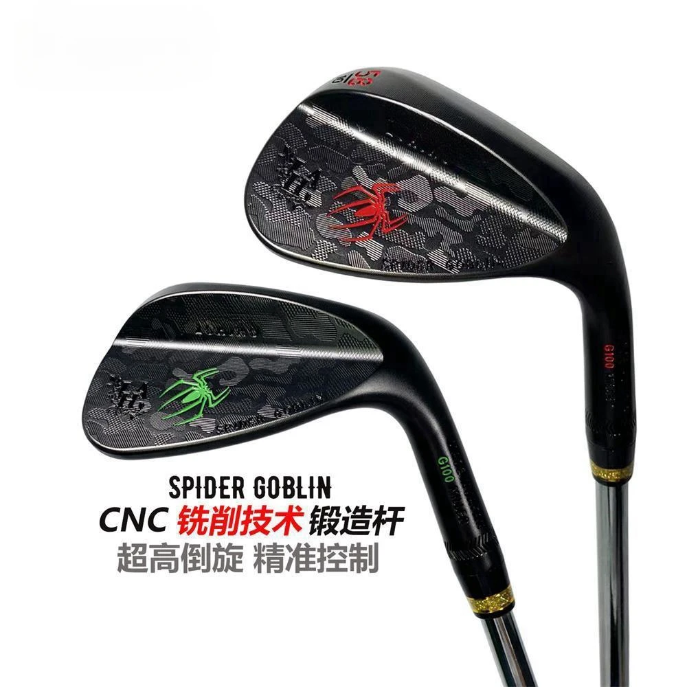 

Spider Golf Wedges with Shaft for Men, black CNC, Milling Forging, silver 50.52.54.58.60 Degrees, Original Brand,