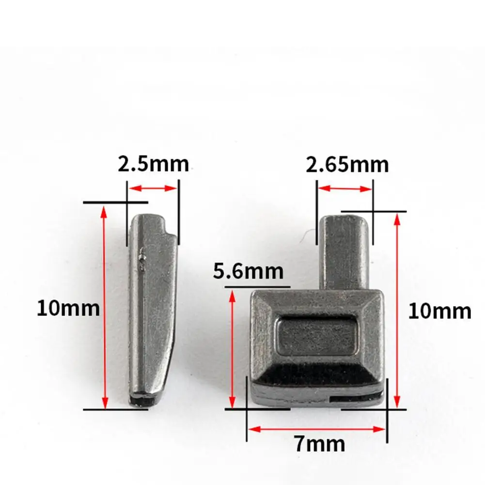 Zipper Repair Kit 10 Sets Zinc Alloy Repair Zipper Stopper Open End Zipper Stopper DIY Sewing Accessories For Clothes
