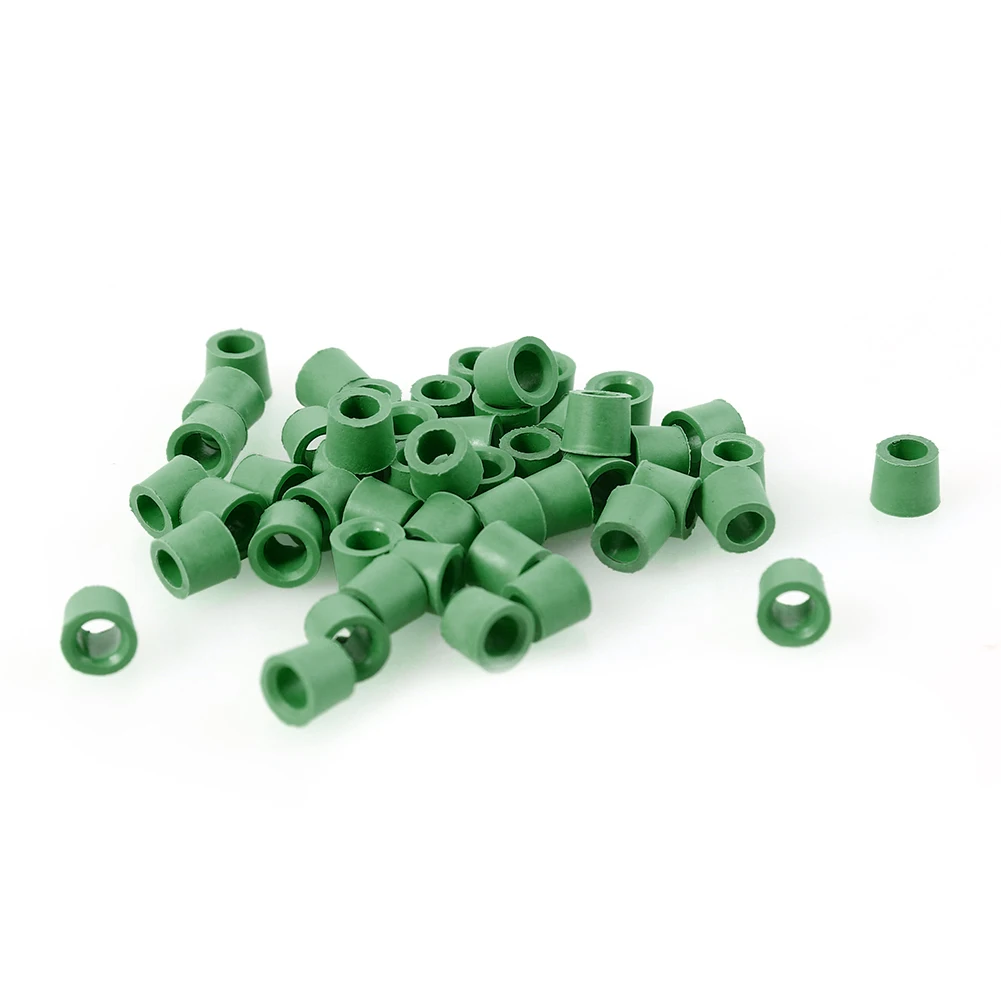 A/C 1/4 Sealing O-ring Manifold Repair Green Rubber Gasket 50pcs Charging Hose for Caring Personal Cars Accessories