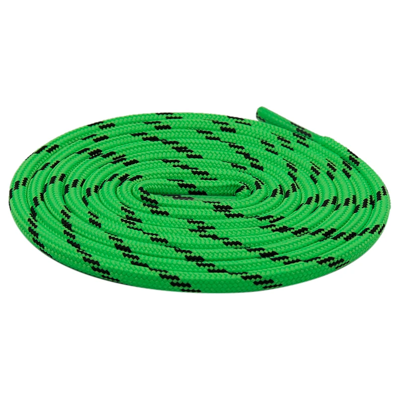 Weiou Lace 5MM Shoe Accessory Luxury Green Rope Environmental Polyester Sneaker Canvas String Nice Selection For Drop Shipping