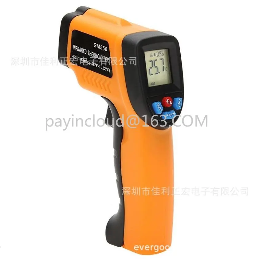

YZF New GM550 handheld industrial infrared thermometer -50~550°C