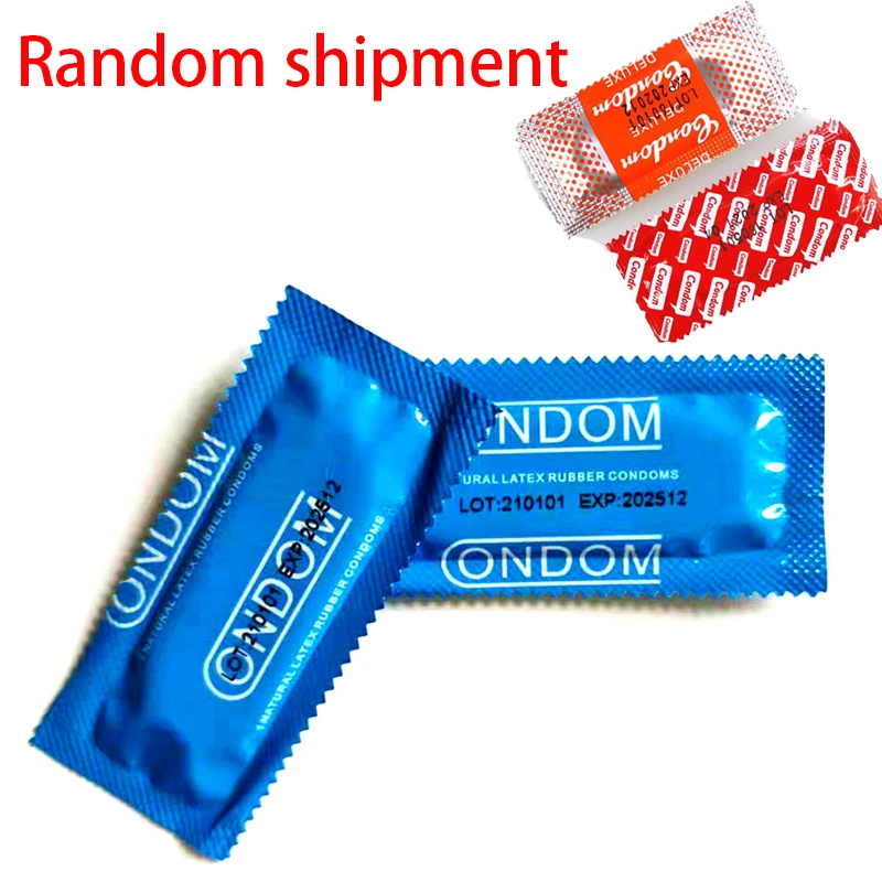 50pcs Lubricated Condoms Sexual Sex Toys Large Oil Penis Sleeves for Adult Men Ultra Thin Stimulation Condom Sex Products