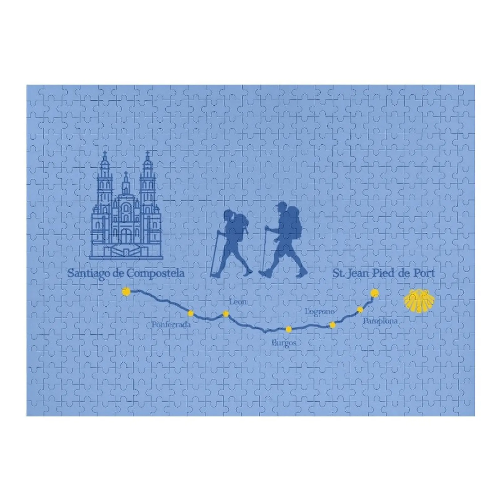 

The Road to Santiago de Compostela Jigsaw Puzzle Scale Motors Anime Jigsaw Puzzle