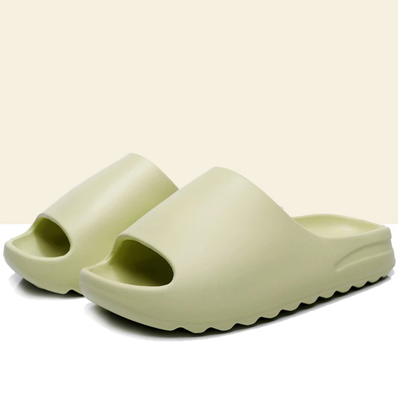 Kidmi Trendy Brand Women Slippers Classic Beach Slippers Summer 2024 Men Casual EVA Flat Slippers Unisex Women Bathroom Shoes 2