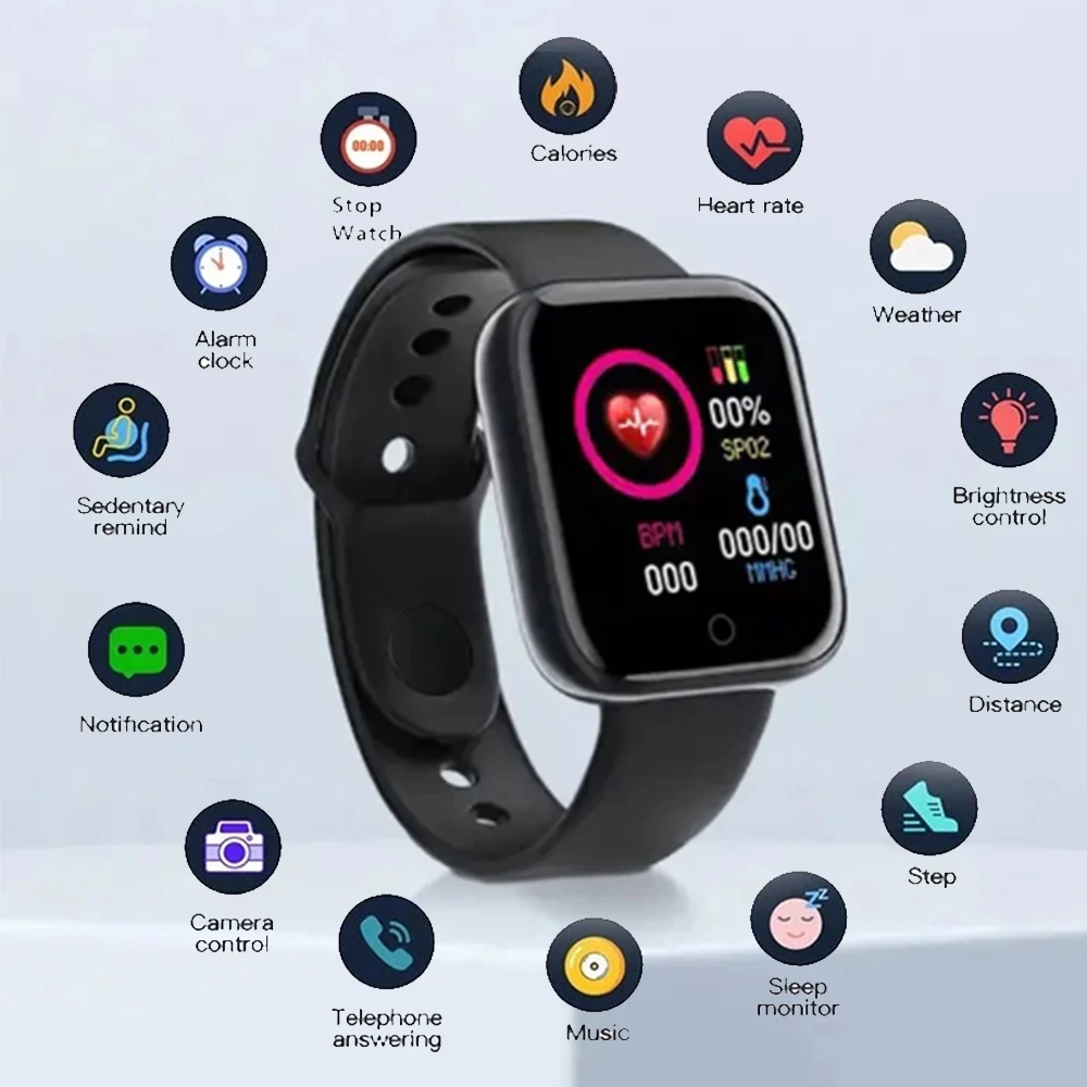 Multifunction Smart Watch Men And Women 1.44&rdquo; Inch 128*128 Clever Kid Gift Health Tracking Alarm Clock Son And Daughter Watches smart watch