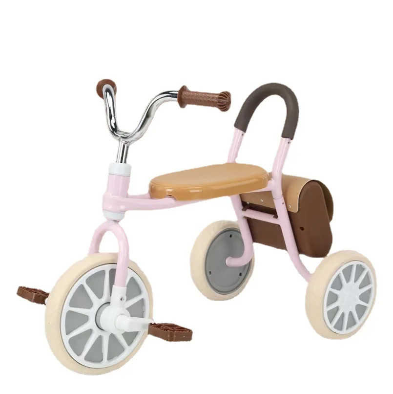 Children's Retro Tricycle Baby Stroller Toddler Bicycle 1-3-5 Years Old Boy and Girl Baby Stroller Bicycle Kids Bike images - 6